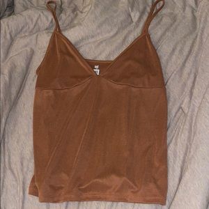 cute and trendy brown tank top